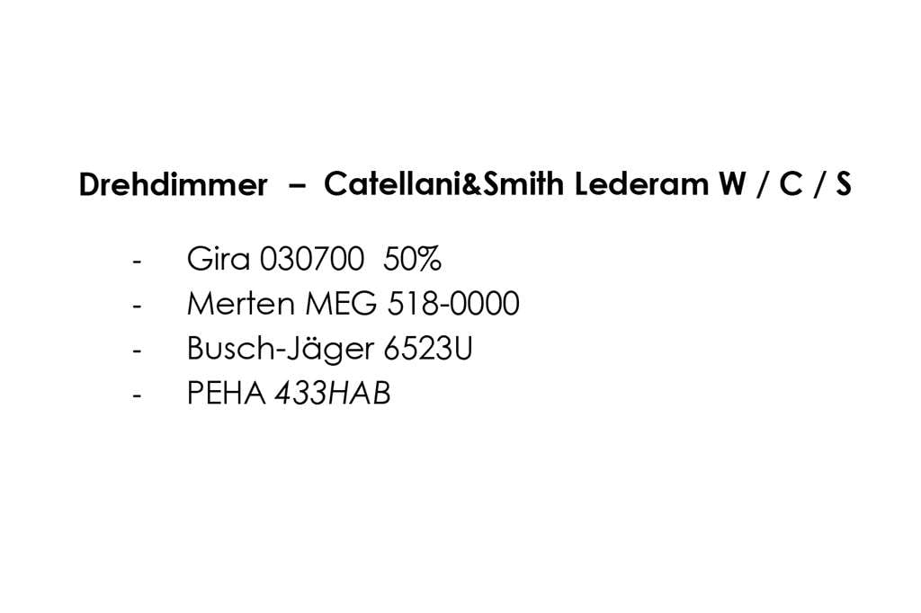 catellani smith lederam dimmer 24