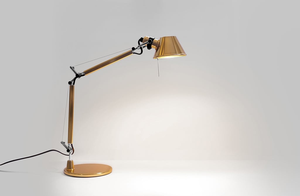 artemide tolomeo micro tischleuchte gold 2