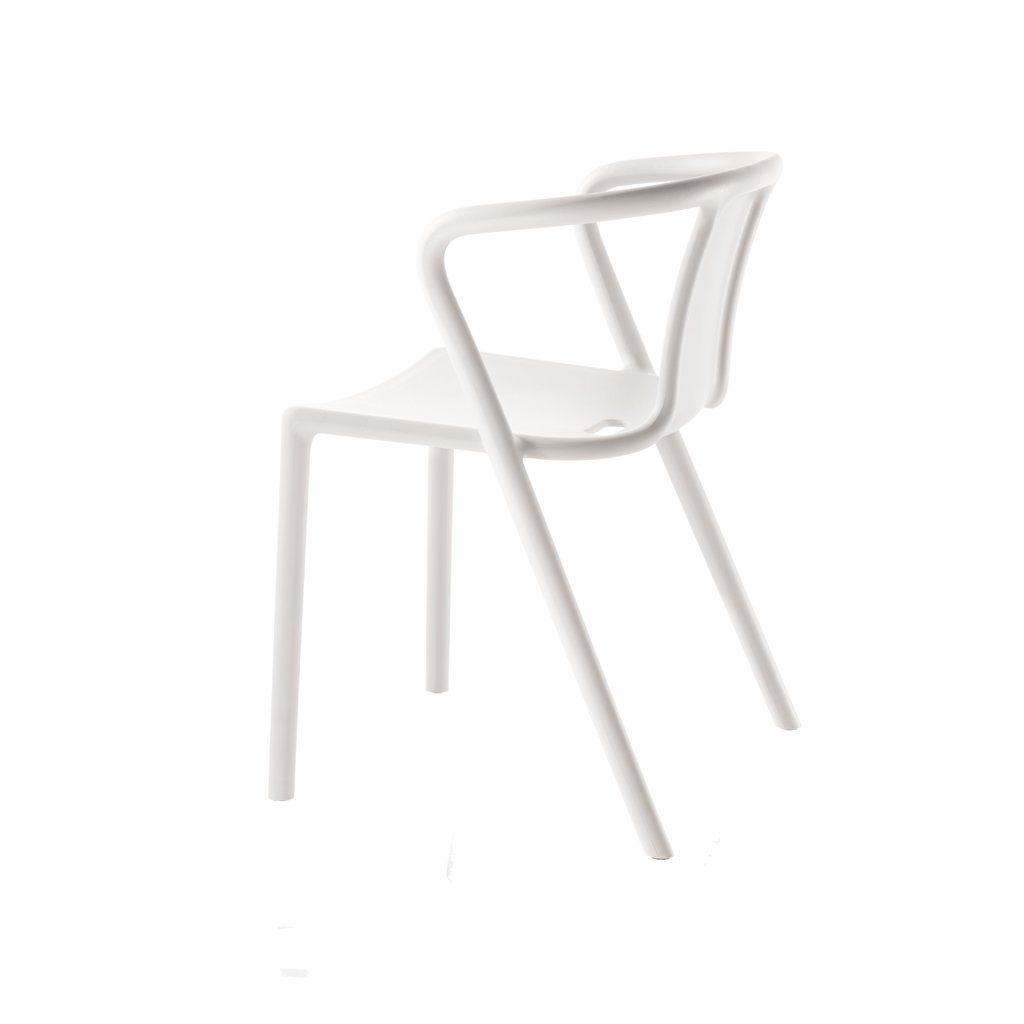 magis air armchair stuhl mit armlehne weiss 2