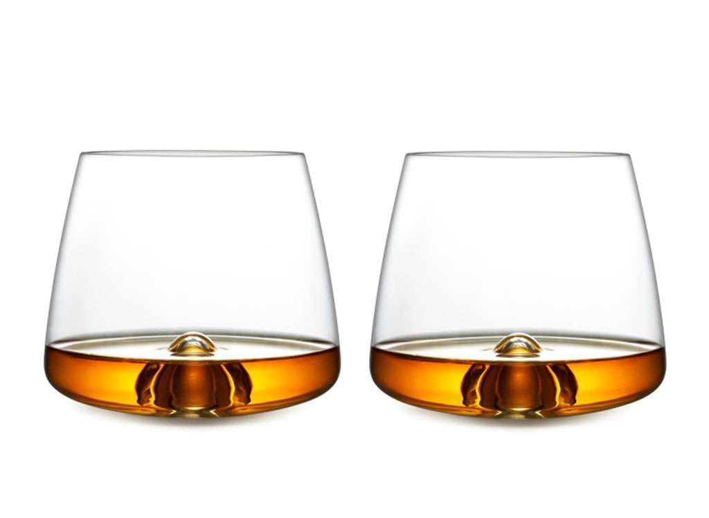 normann copenhagen whiskey glas 2stueck gefuellt