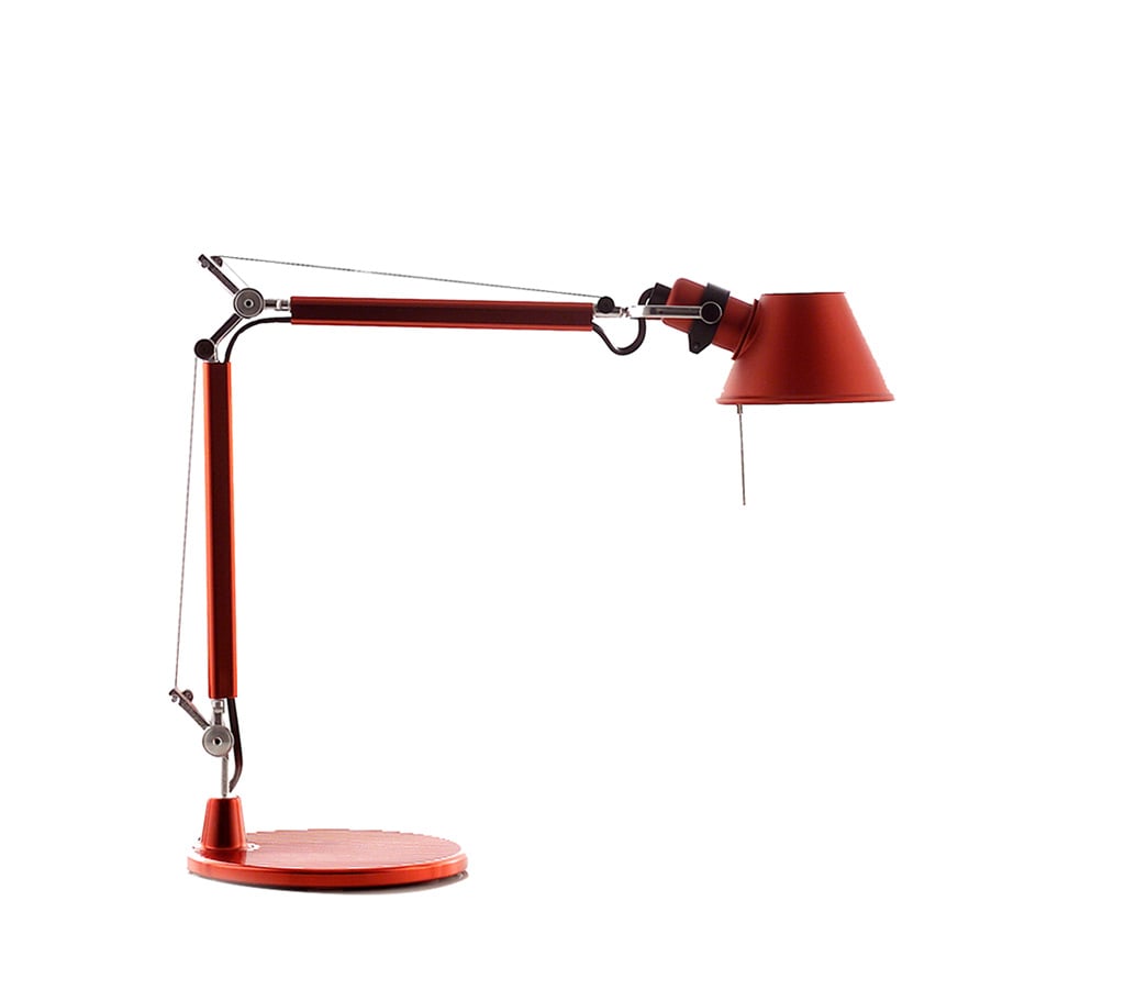 artemide tolomeo micro tischleuchte rot 159949748c5c35