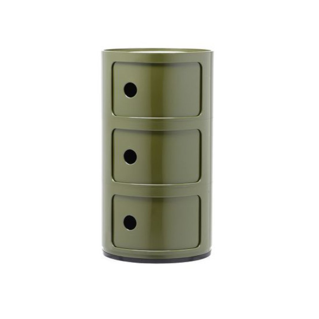 Kartell Componibili 3 Elemente Container - grün - Retoure Kartell Componibili 3 Elemente Container - grün - Retoure