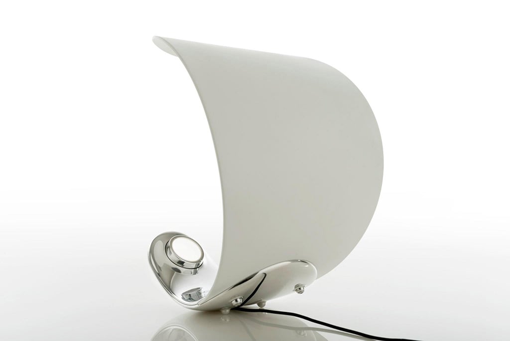 luceplan curl tischleuchte chrom 2