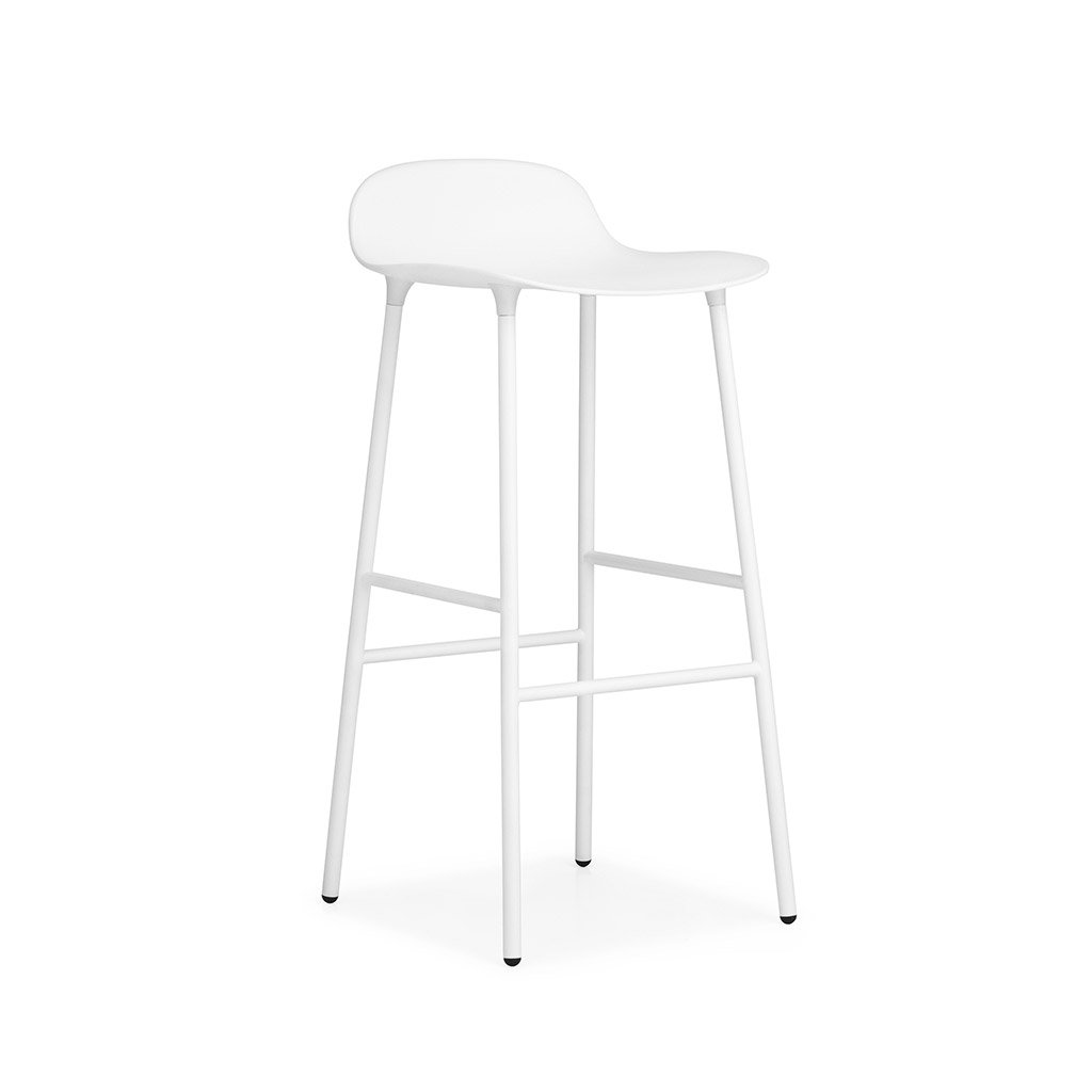Normann Copenhagen Form Barhocker - weiß, Kunststoff, 75cm - Retoure