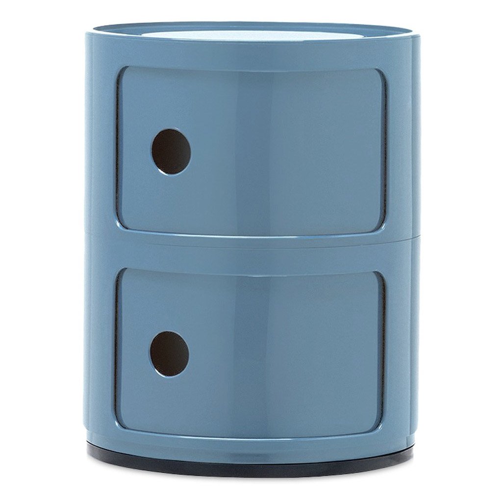 Kartell Componibili 2 Elemente Container - azurblau - Retoure Kartell Componibili 2 Elemente Container - azurblau - Retoure