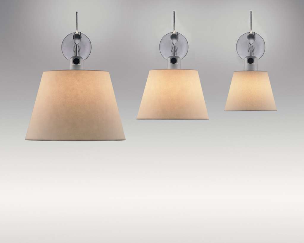 Artemide Tolomeo Diffusore 32 Wandleuchte - Artemide Schirm:Pergamentschirm Ø 32cm