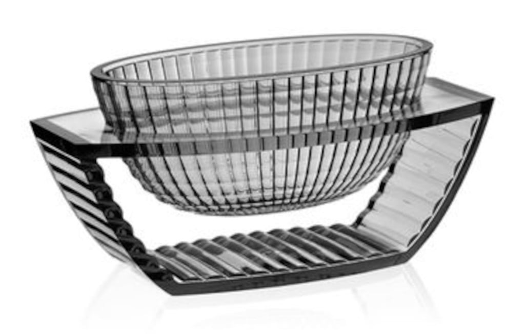 Kartell U Shine Schale - rauchgrau transparent - Retoure