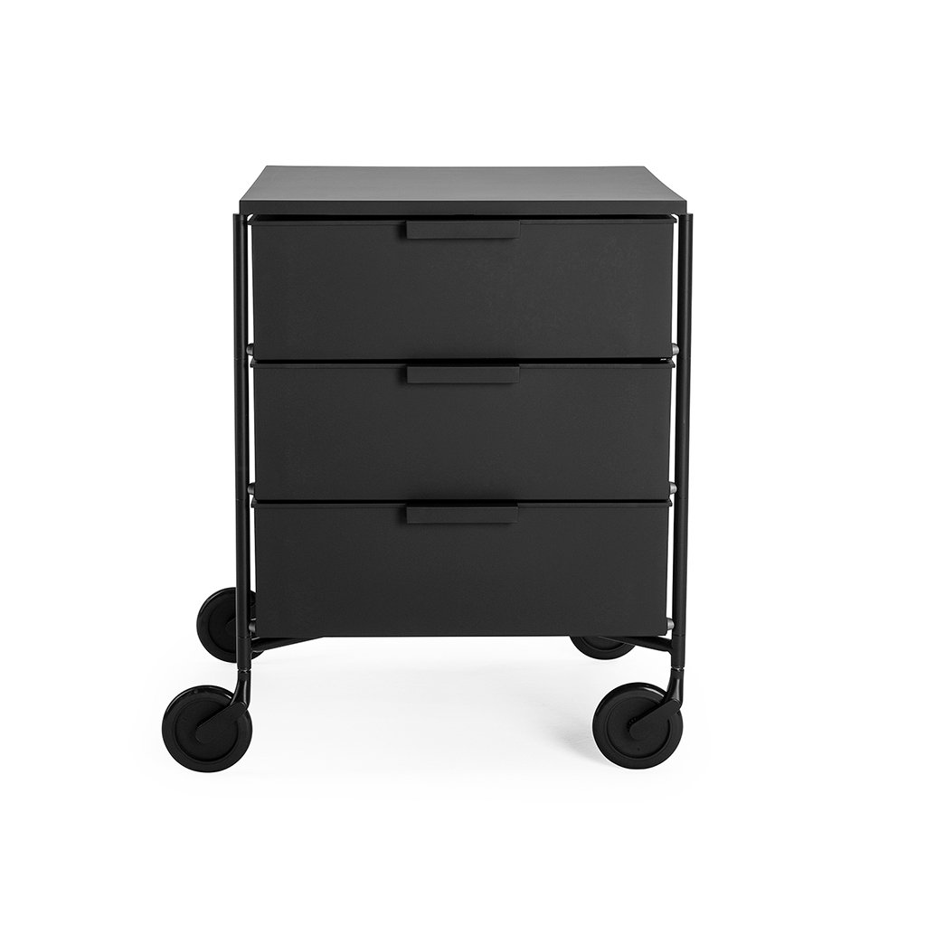 Kartell Mobil Mat Rollcontainer - schwarz - Aussteller