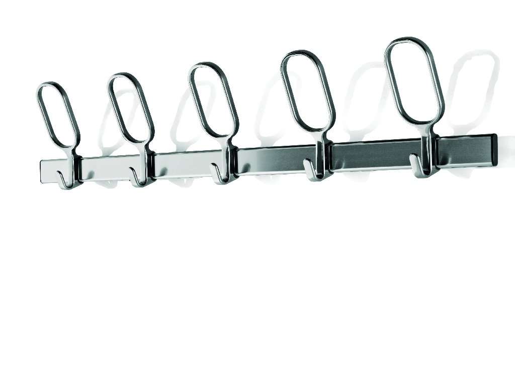 Magis Birds On A Wire Wandgarderobe - Magis Gestellfarbe:schwarz eloxiert|Magis Farbe:schwarz lackiert|Magis Maße:60,5cm