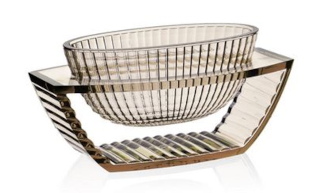 Kartell U Shine Schale - grün transparent - Retoure