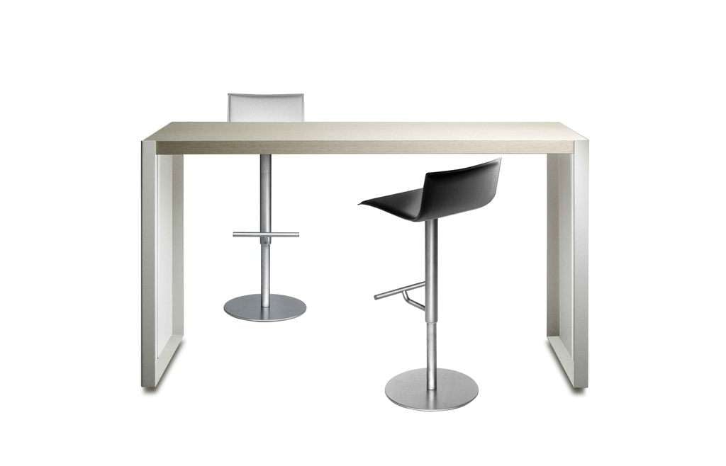 Lapalma Panco 180 Tresentisch - Lapalma Ausführung:180cm rechteckig|Lapalma Material:Laminat weiß|Lapalma Gestellfarbe:schwarz lackiert