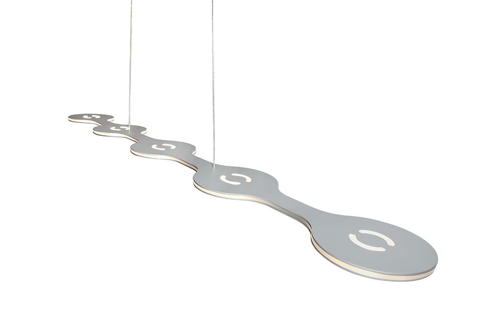 lumen center italia flat 5 pendelleuchte aluminium 3