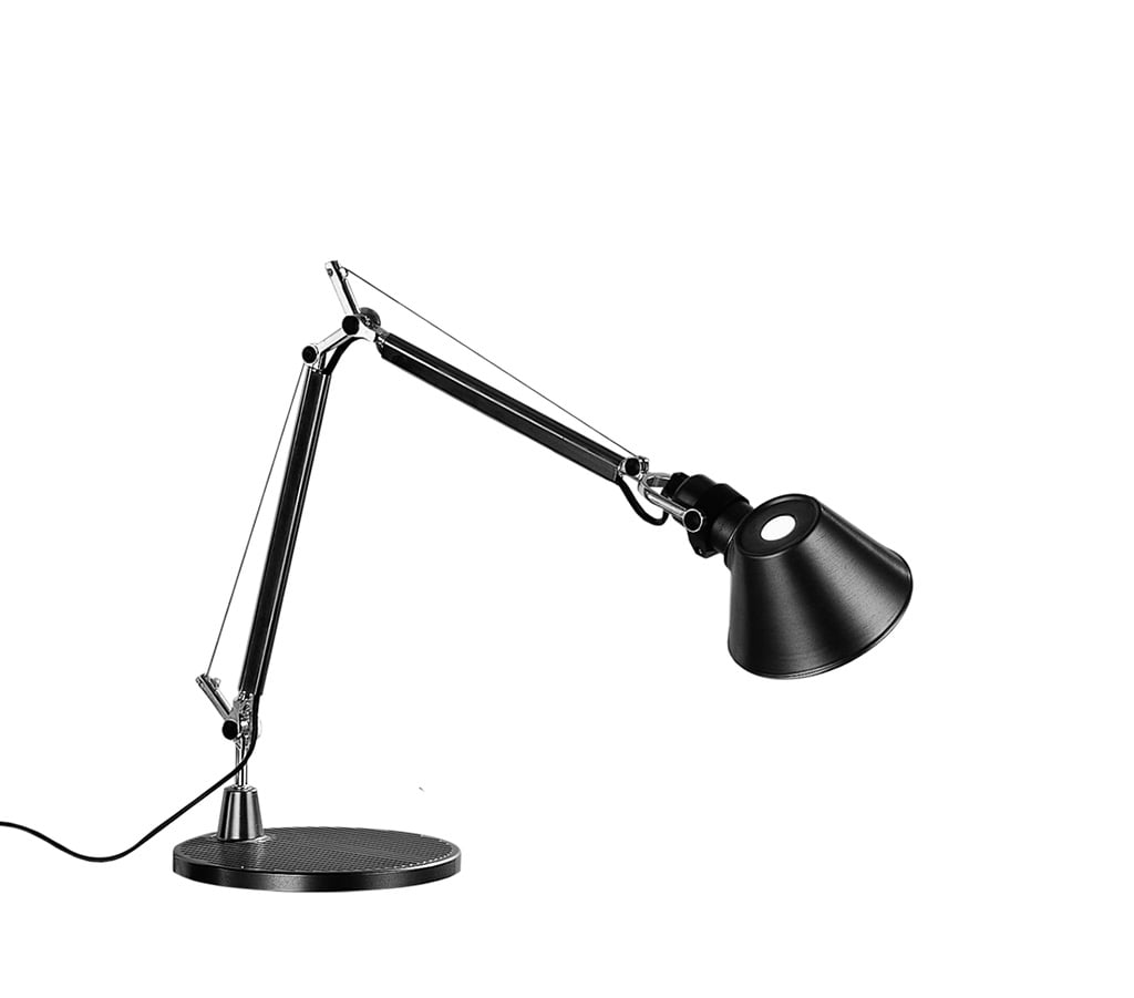 artemide tolomeo micro tischleuchte schwarz 1