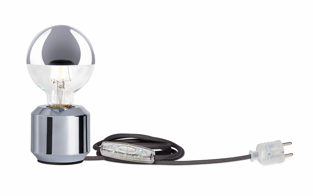 Mawa Design Oskar Tischleuchte (chrom glänzend, Dimmer)