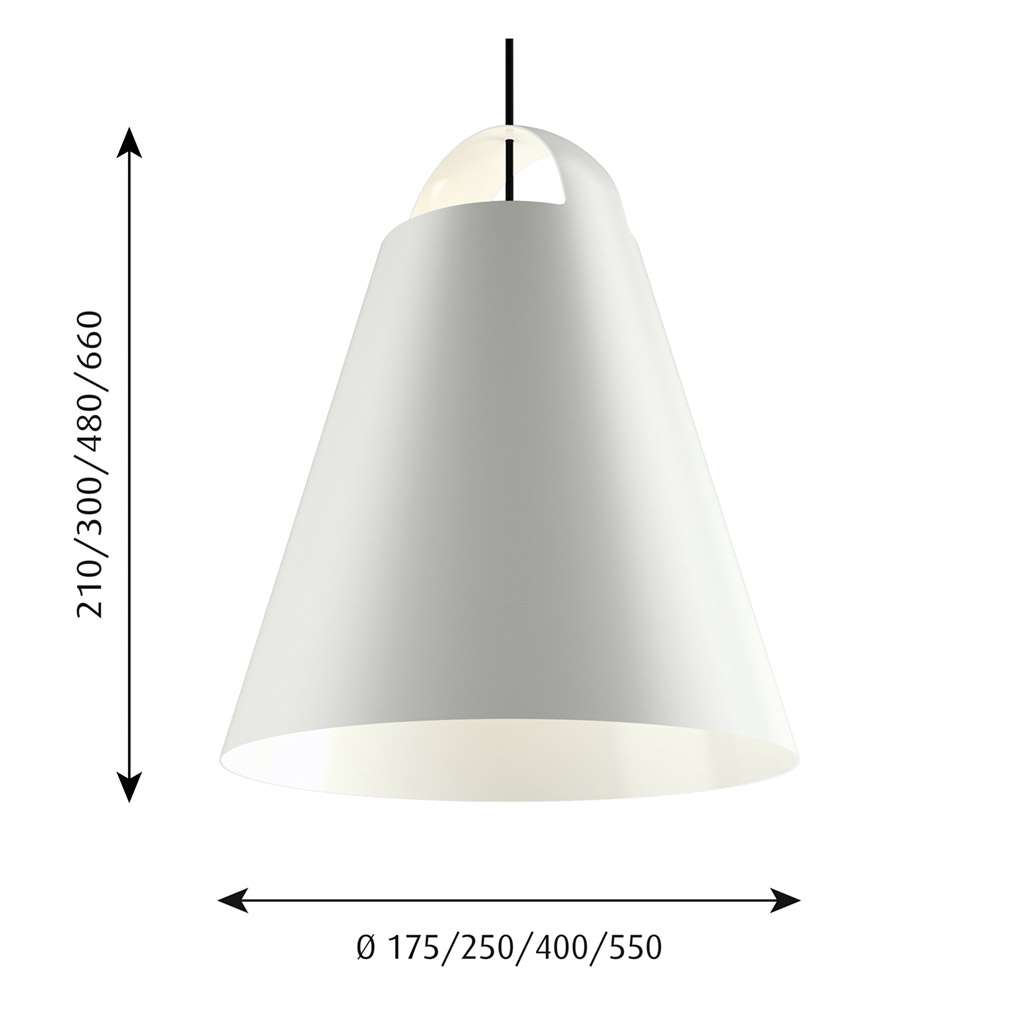 Louis Poulsen Above Pendelleuchte - Louis Poulsen Farbe:schwarz|Louis Poulsen Ausführung:Ø 17,5cm