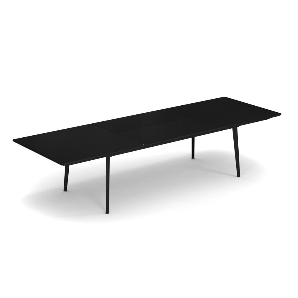emu Plus4 3487 ausziehbarer Tisch 220+110 x 110 - schwarz - Retoure