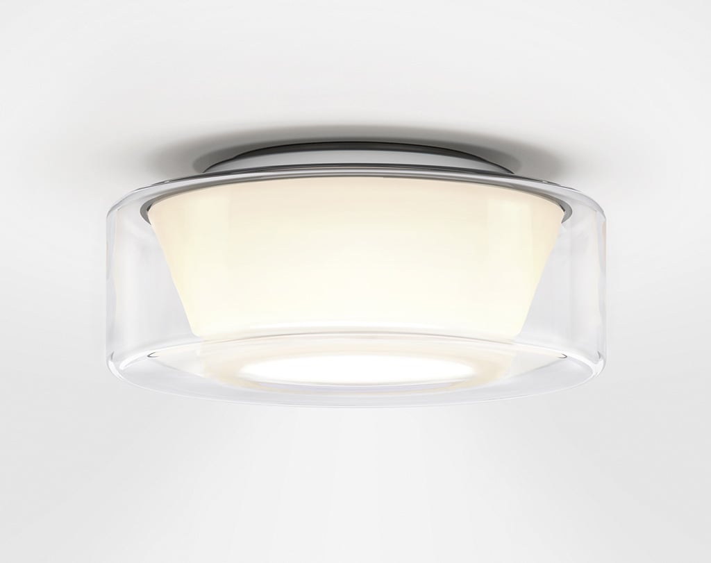 serien lighting Curling S Deckenleuchte - Halogen, Schirm klar, Reflektor konisch - Lagerabverkauf