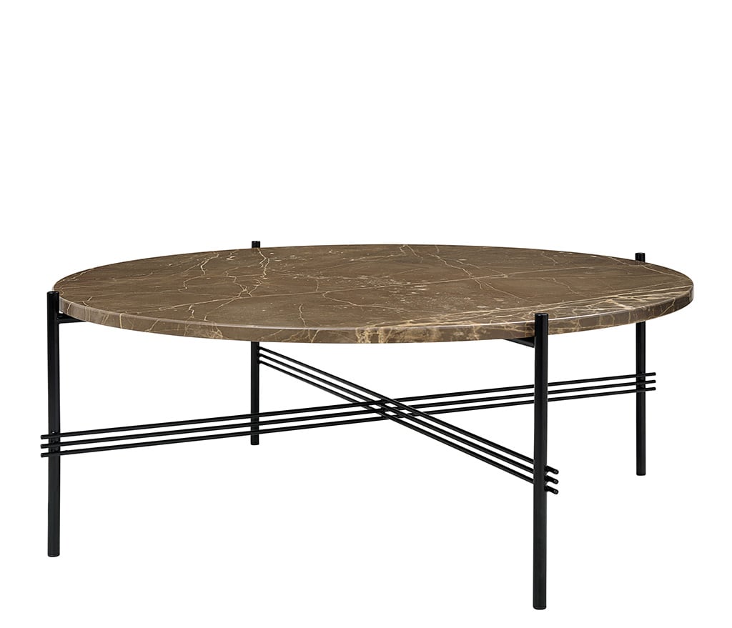 Gubi TS Coffee Table Ø 80 Couchtisch schwarz