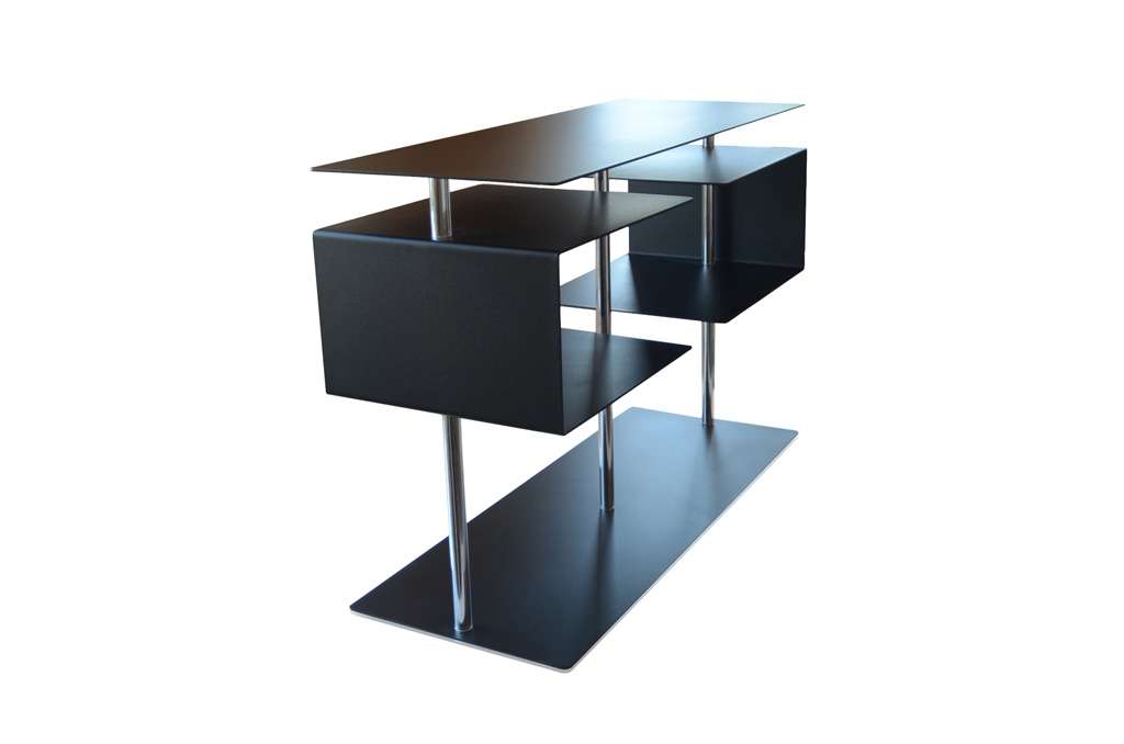 radius design x centric 2 beistelltisch schwarz