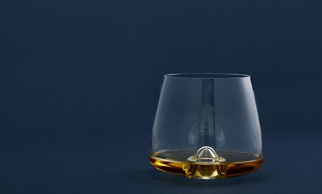 normann copenhagen whiskey glas gefuellt