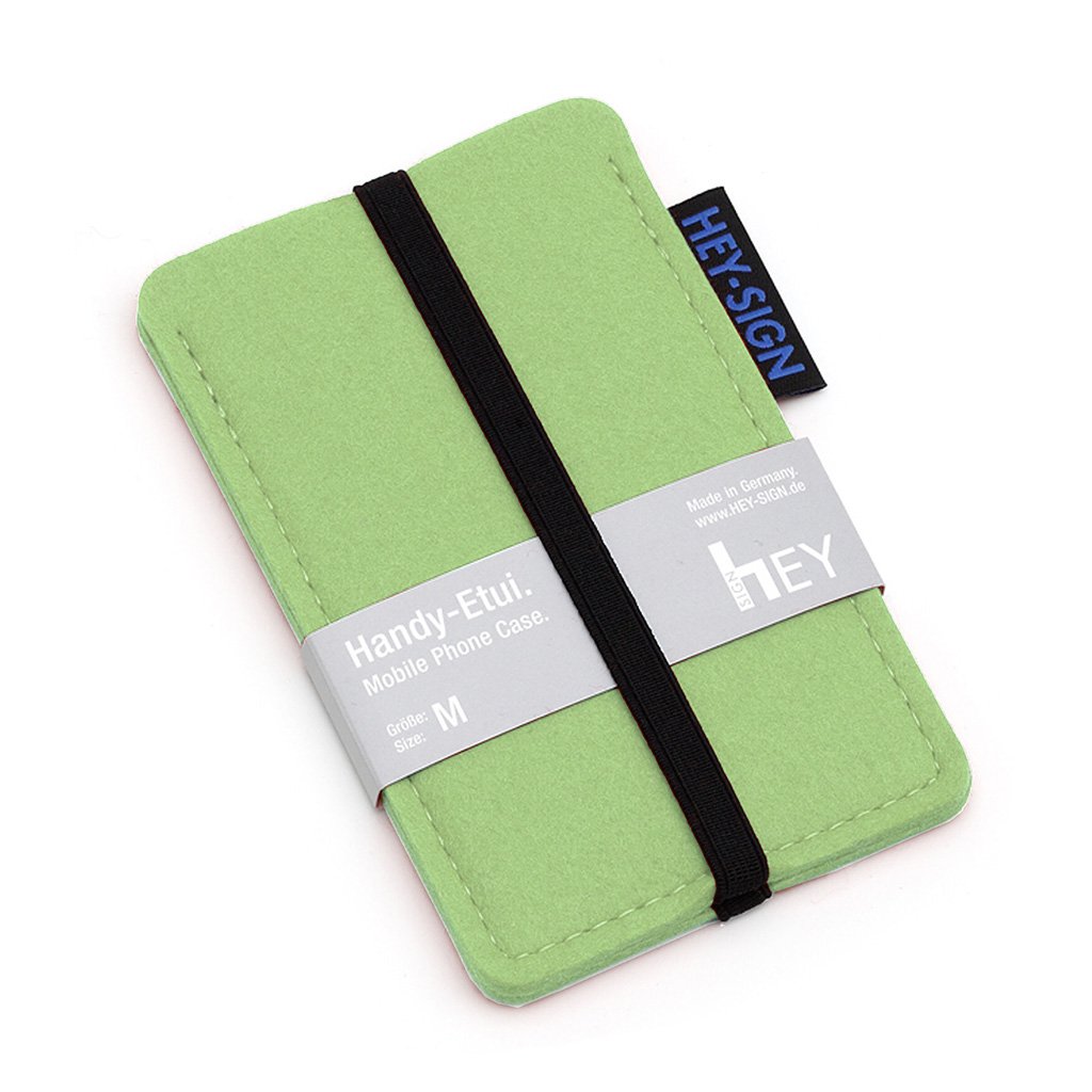 Hey-Sign Handy-Etui (medium) - 65 lemon - Lagerabverkauf