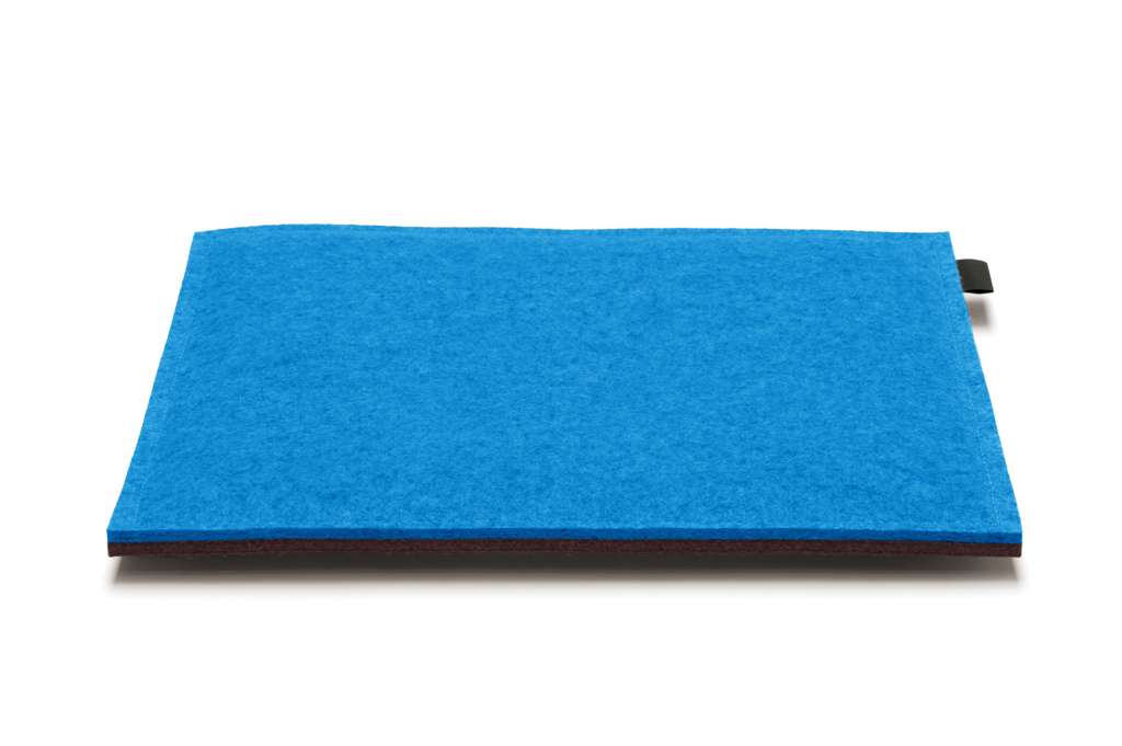 Hey-Sign quadratische Sitzauflage 2 x 3mm mit Schaumstofffüllung - hey_sign_untere_farbe:unten 01 anthrazit mit Antirutsch|hey_sign_groesse:Ø 35cm|hey_sign_farbe:obere Wunschfarbe im Bemerkungsfeld angeben