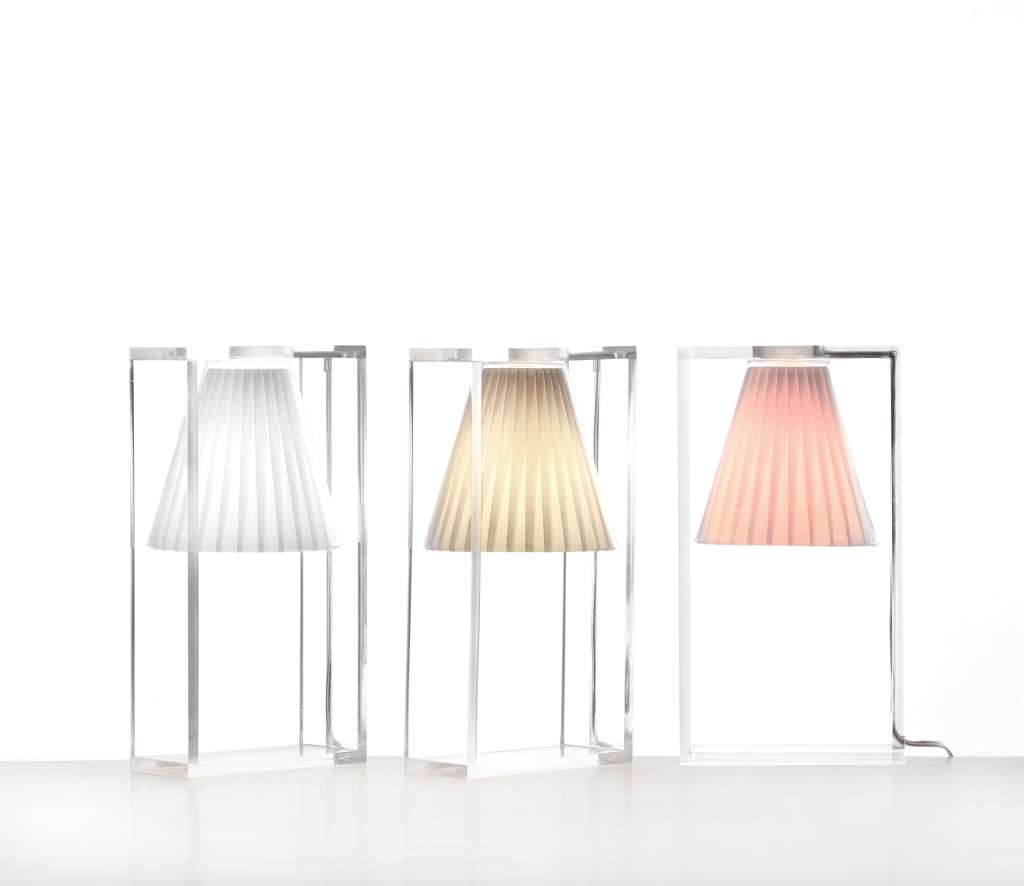 Kartell Light-Air Tischleuchte - Kartell Material:Stoff|Kartell Farbe:beige