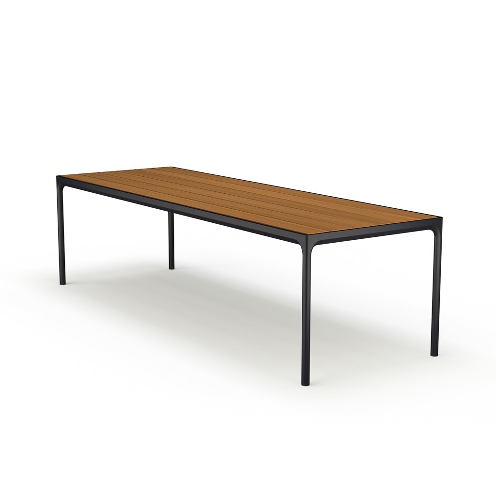 Houe Four Outdoor Tisch - Bambus, schwarz, 270 x 90 cm - Lagerabverkauf