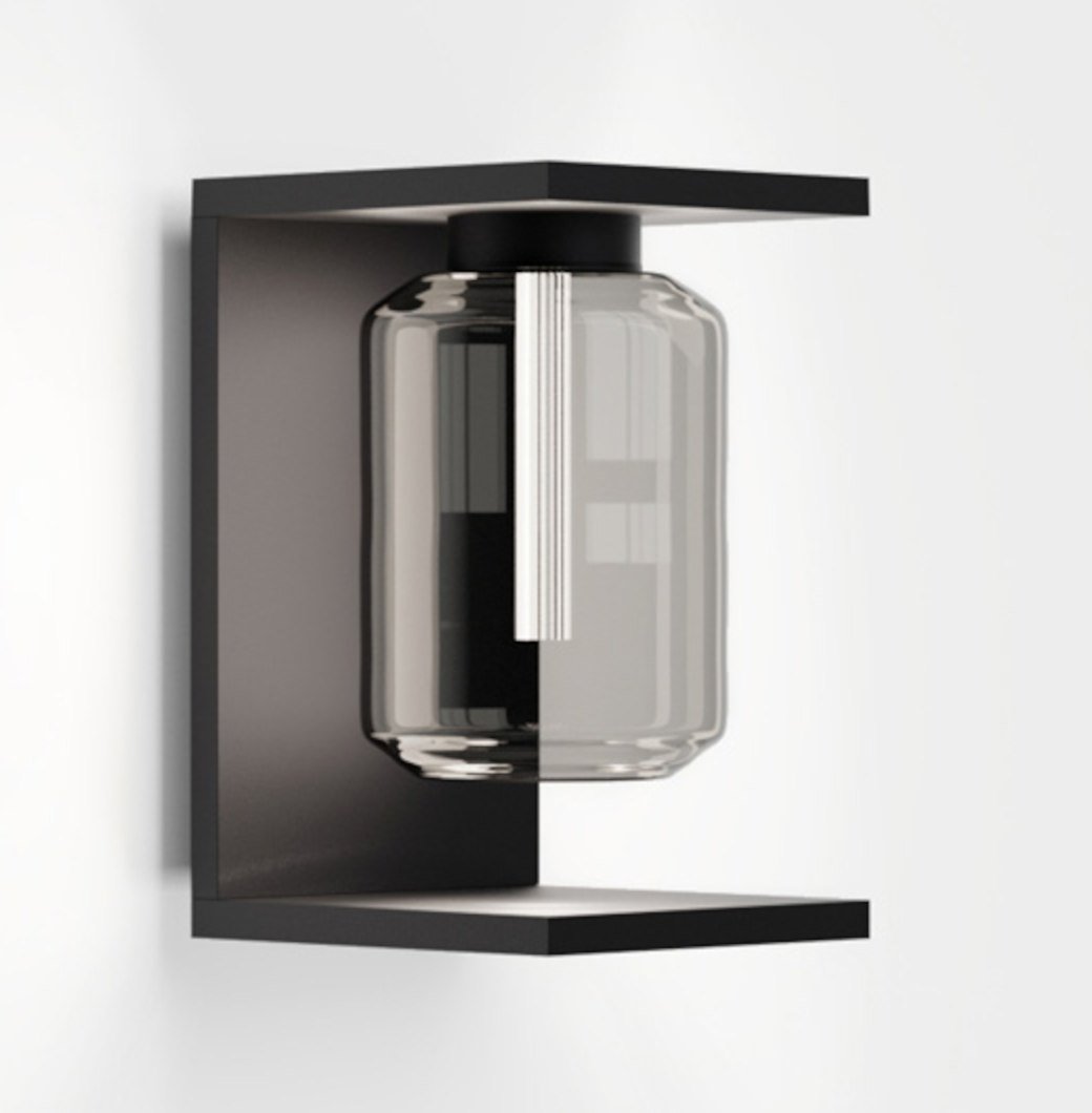 IP44.de dia Wandleuchte - deep black (RAL 9005) - Aussteller