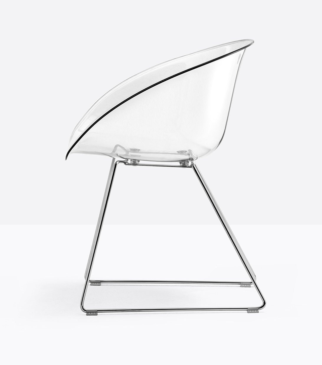 Pedrali Gliss 921 Stuhl - transparent - Retoure Pedrali Gliss 921 Stuhl - transparent - Retoure