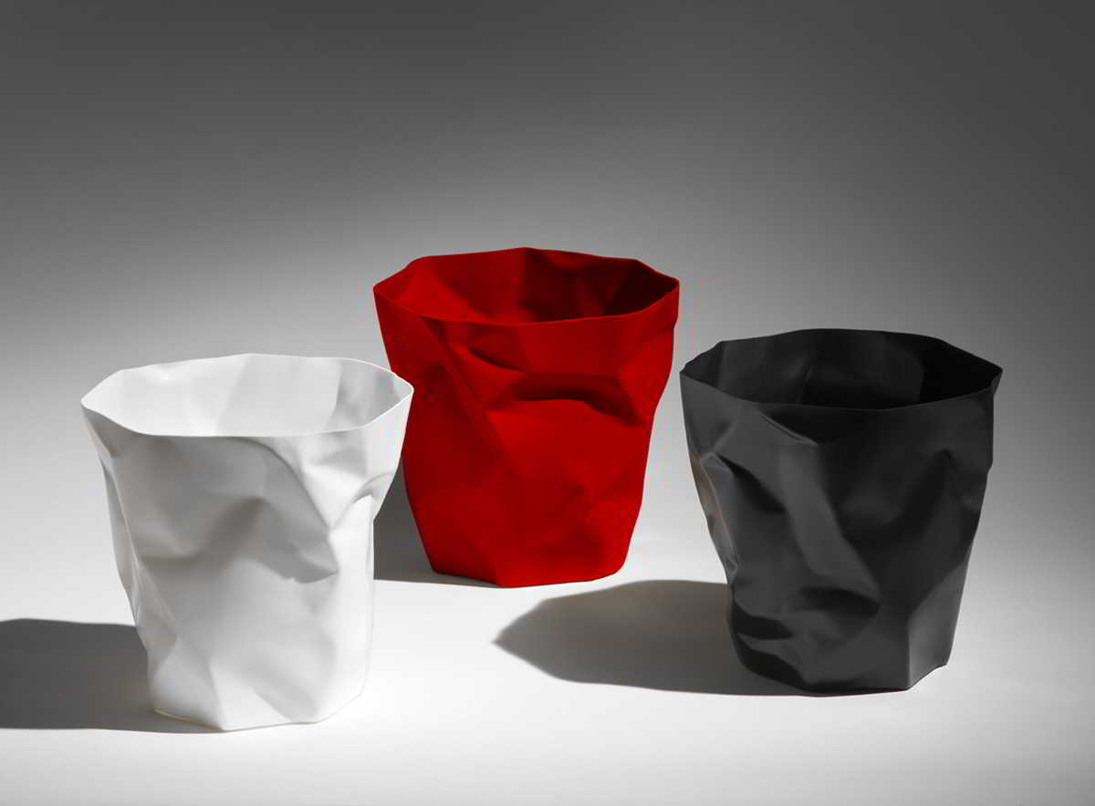 Klein & More Bin Bin Papierkorb - Klein & More Farbe:weiß