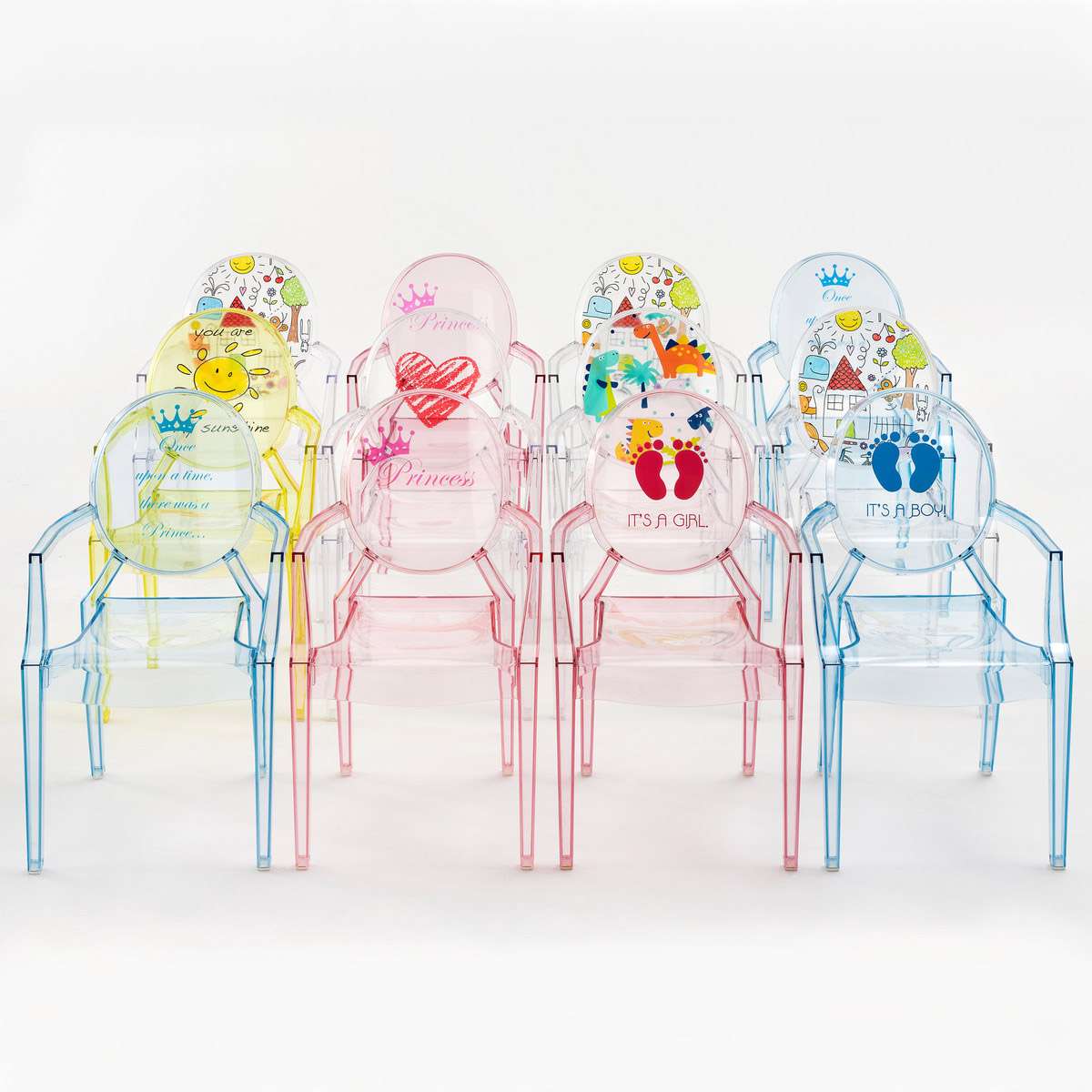 kartell lou lou ghost kinderstuhl special edition familie 1