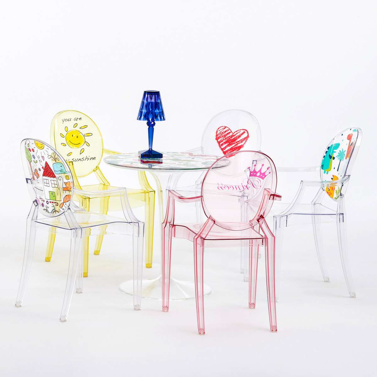 kartell lou lou ghost kinderstuhl special edition ambiente 1jpg