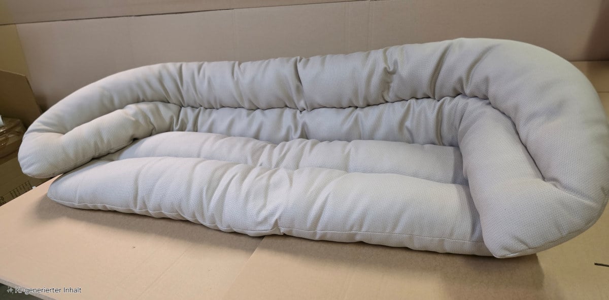 Driade Roly Poly Sitzpolster für Sofa - Stoff Rodi Outdoor, Farbe Beige 13 - Lagerabverkauf Driade Roly Poly Sitzpolster für Sofa - Stoff Rodi Outdoor, Farbe Beige 13 - Lagerabverkauf