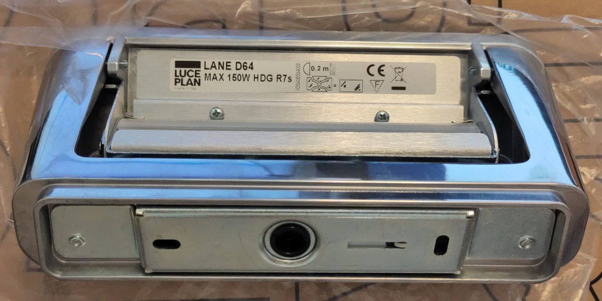 Luceplan Lane Wandleuchte / Deckenleuchte - polished, 22cm - Lagerabverkauf