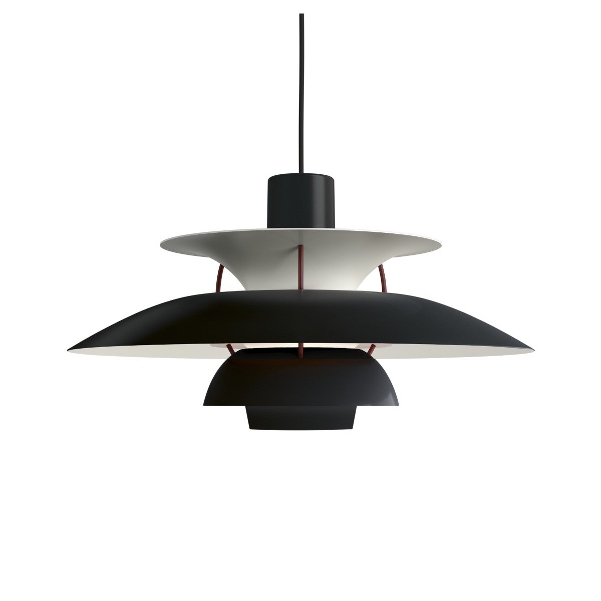 Louis Poulsen PH 5 Monochrome Pendelleuchte - Black Edition