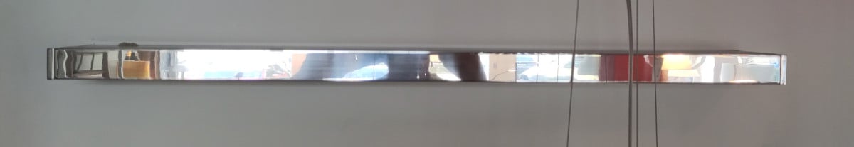 serien lighting SML² 600 LED Wandleuchte - satinée / raster, aluminium poliert, 3000 K - Aussteller