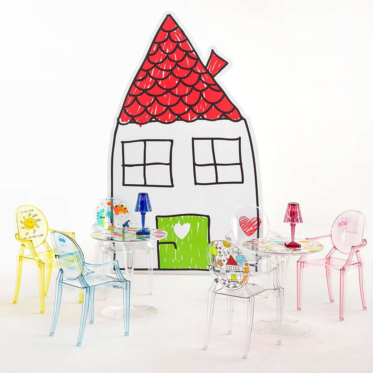 kartell lou lou ghost kinderstuhl special edition ambiente 2