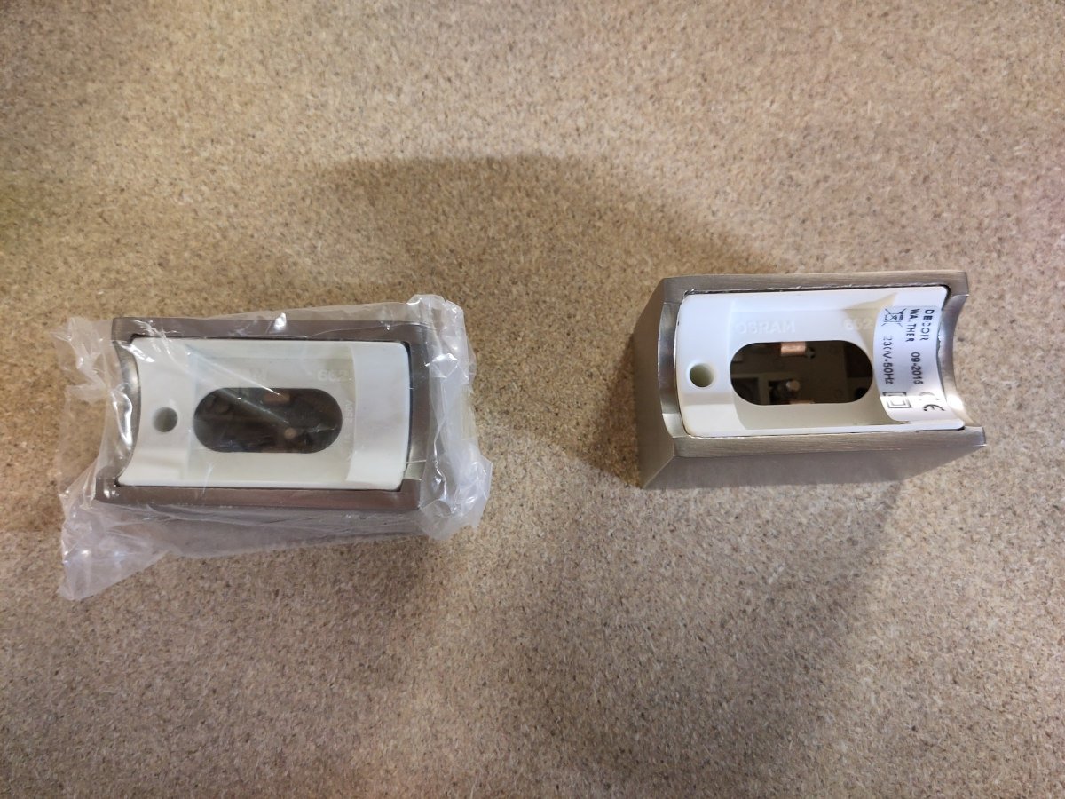 Decor Walther Omega 20 Wandleuchte - nickel satiniert - Ausstellungsstück