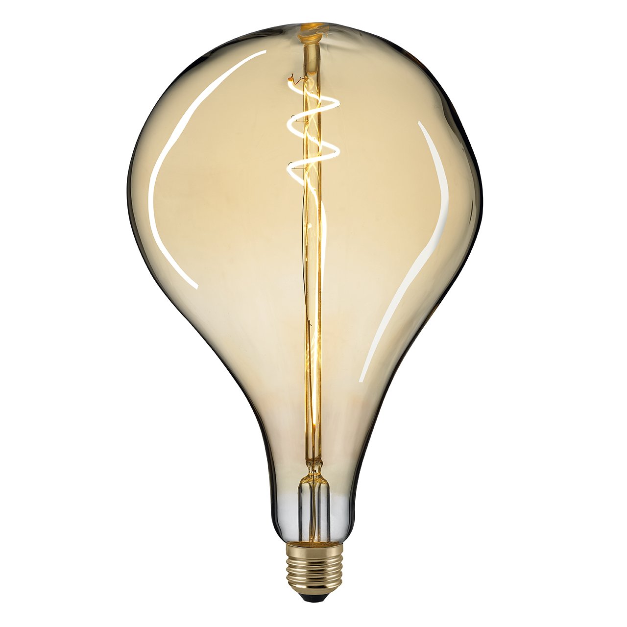 Sigor Giant Drop E27 LED Filament Leuchtmittel - gold, 2000K - Lagerabverkauf