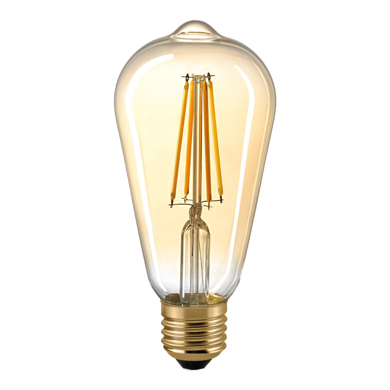 Sigor LED-Filament Rustikalampe gold Leuchtmittel E27 - Lagerabverkauf