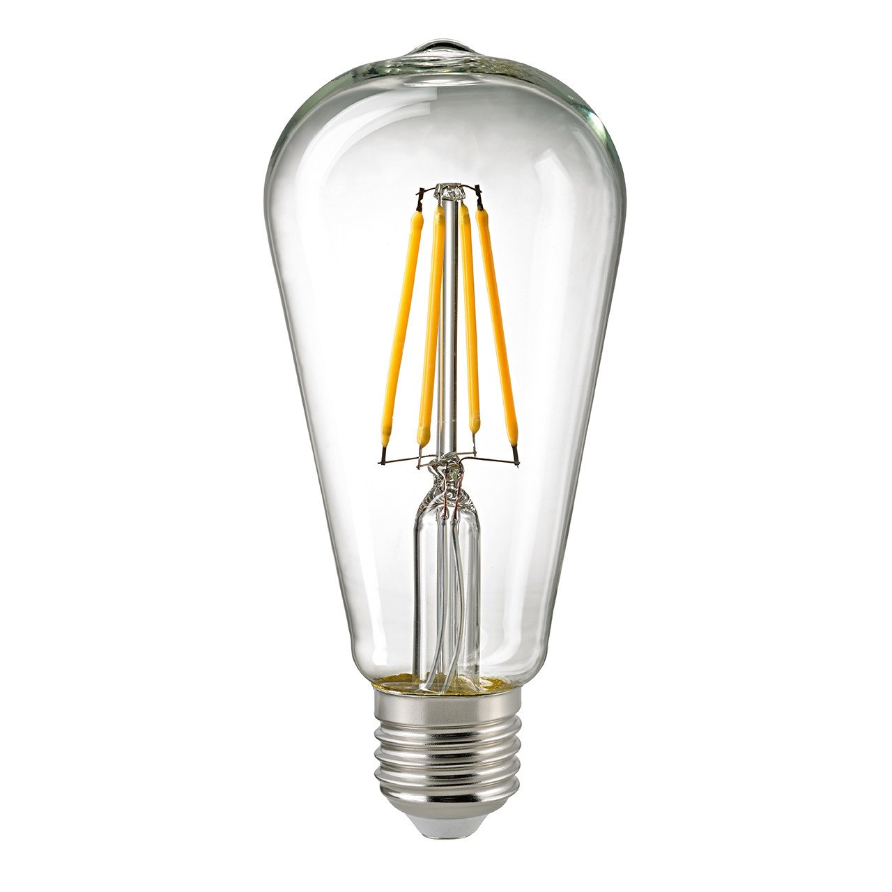 Sigor LED-Filament Rustikalampe klar Leuchtmittel E27 - Lagerabverkauf