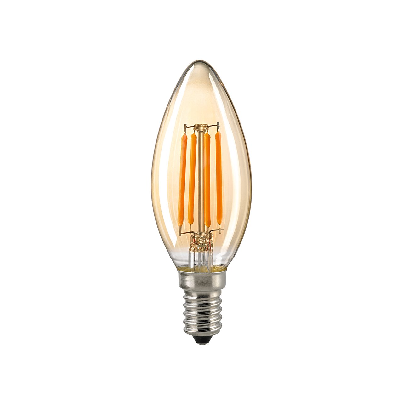 Sigor LED-Filament Kerzenlampe gold E14 Leuchtmittel - Lagerabverkauf