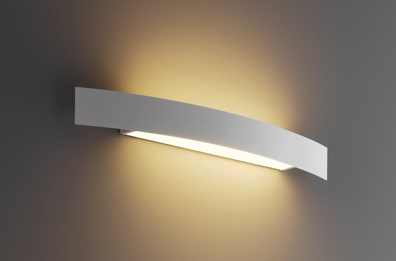 Fontana Arte Riga 120W Wandleuchte - weiß - Lagerabverkauf
