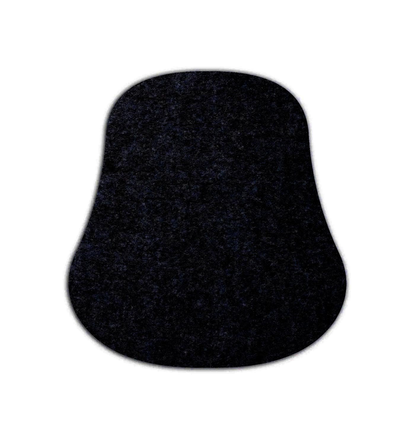 Hey-Sign Sitzauflage für Masters Stuhl von Kartell - 4 Stk, 5mm, schwarz, antirutsch - Lagerabverkauf