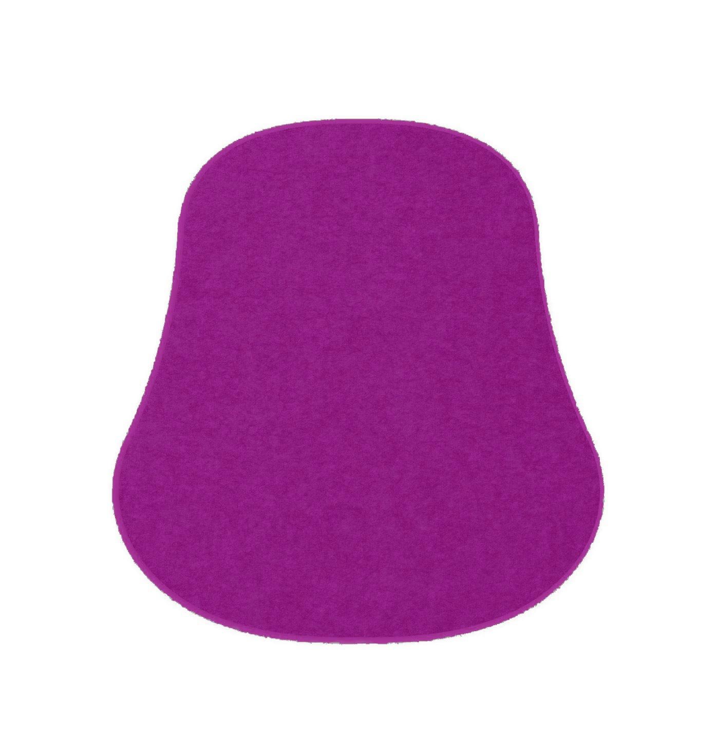 Hey-Sign Sitzauflage für Masters Stuhl von Kartell - 4 Stk, 5mm, pink - Lagerabverkauf