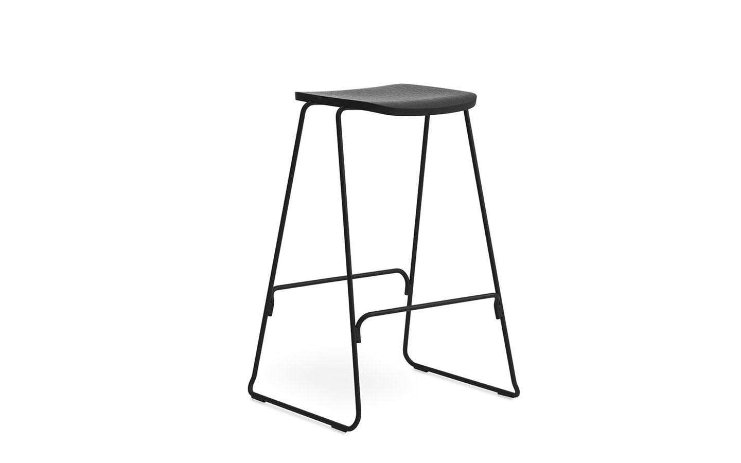 Normann Copenhagen Just Barhocker schwarz Esche schwarz596dfb3ff4061