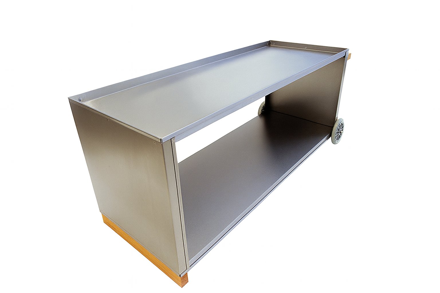 Radius Design Kaminholzwagen in Edelstahl - Lagerabverkauf