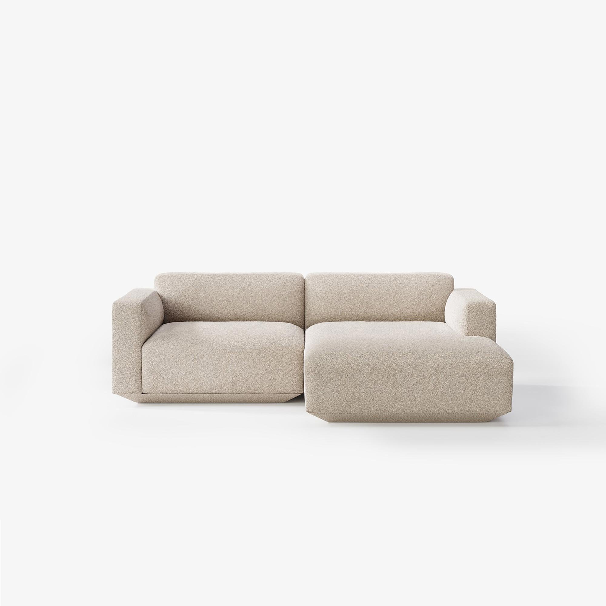 &tradition Develius 2-Sitzer Eck-Sofa Chaiselongue rechts