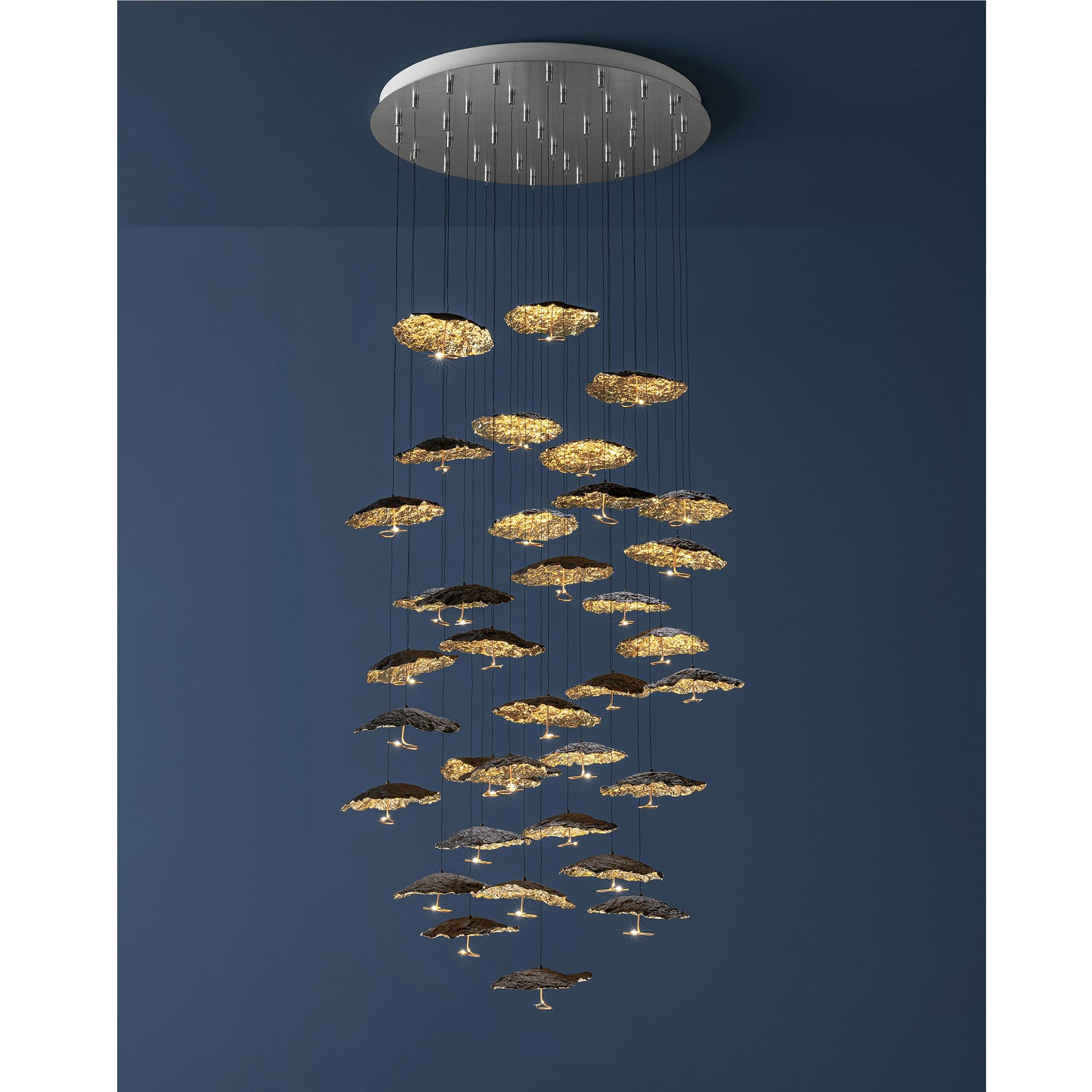 Catellani & Smith Gold Moon Chandelier Pendelleuchte